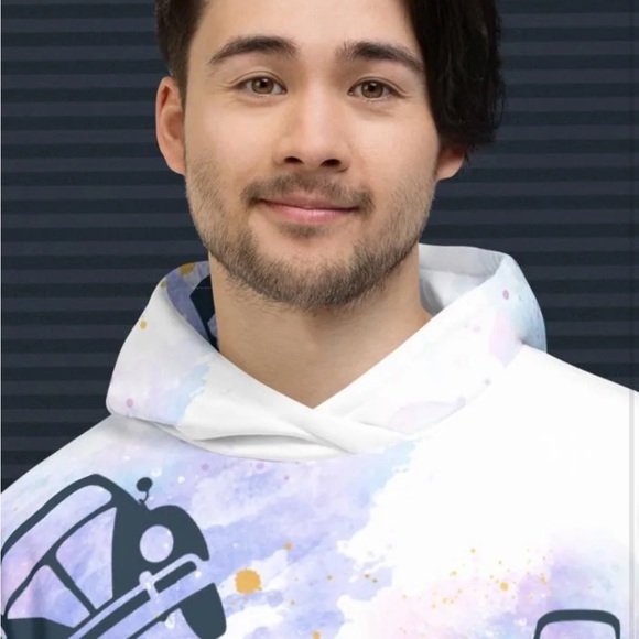 Custom GRAPHIC Unisex Sweatshirt “Hug Bug” by WaterGirlRAW - Picture 5 of 6